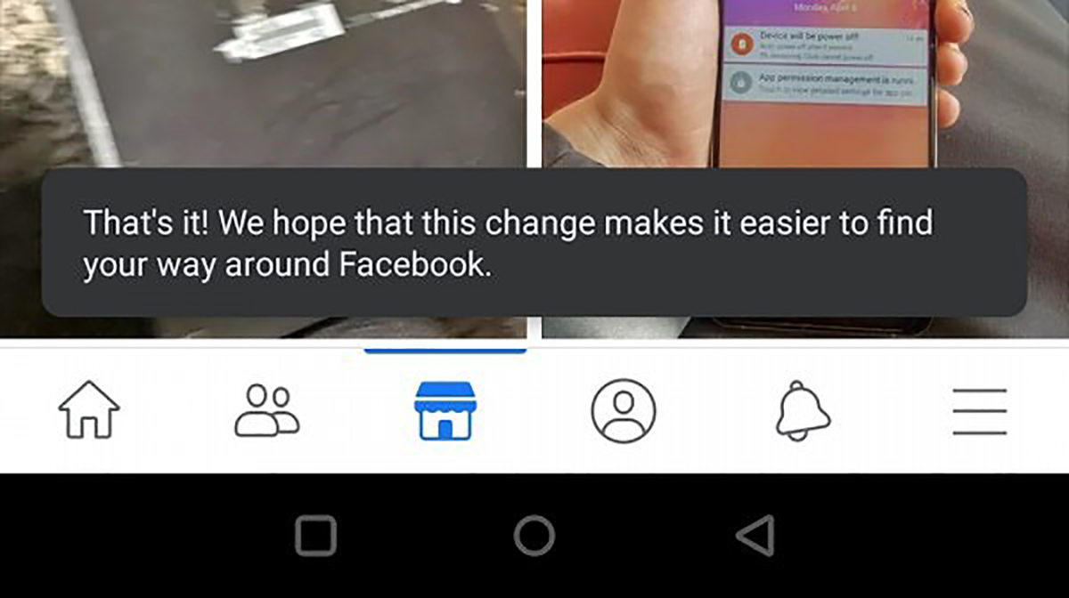 Facebook cambios de interfaz