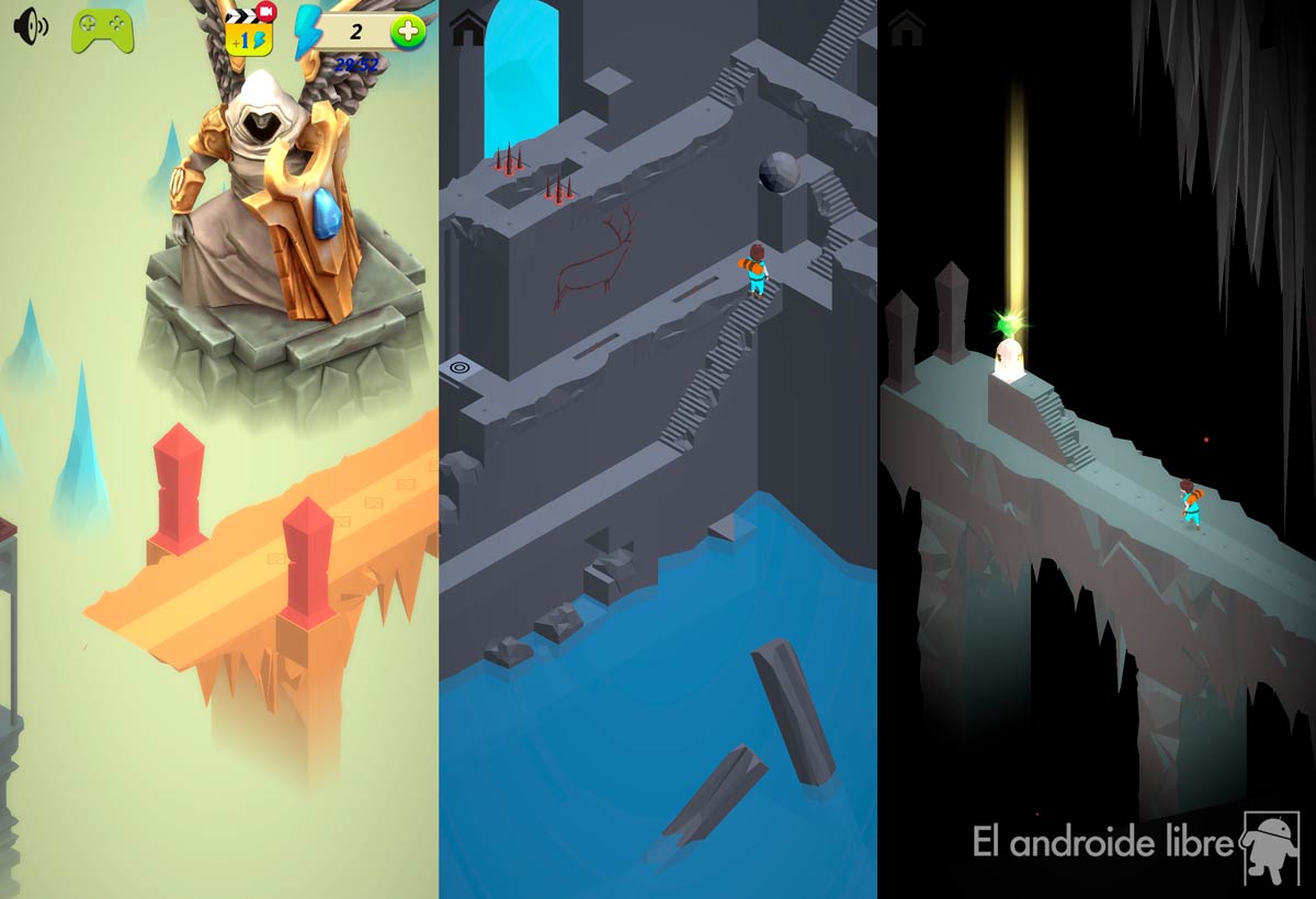Adventures, puzzles and platforms in a Monument Valley style game