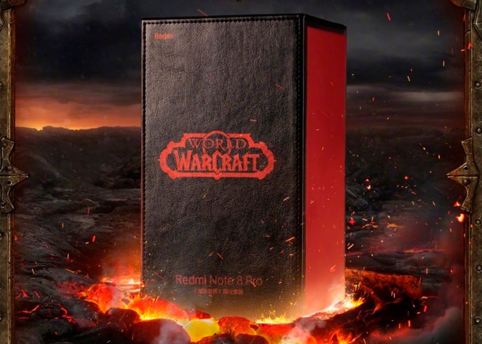 This is the limited edition of World of Warcraft of the Redmi 8 Pro