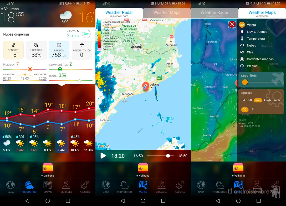This spectacular weather application is now free: download it now