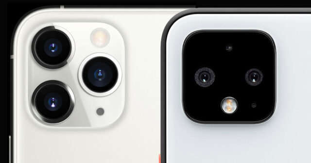 iPhone 11 pro pixel 4 cameras