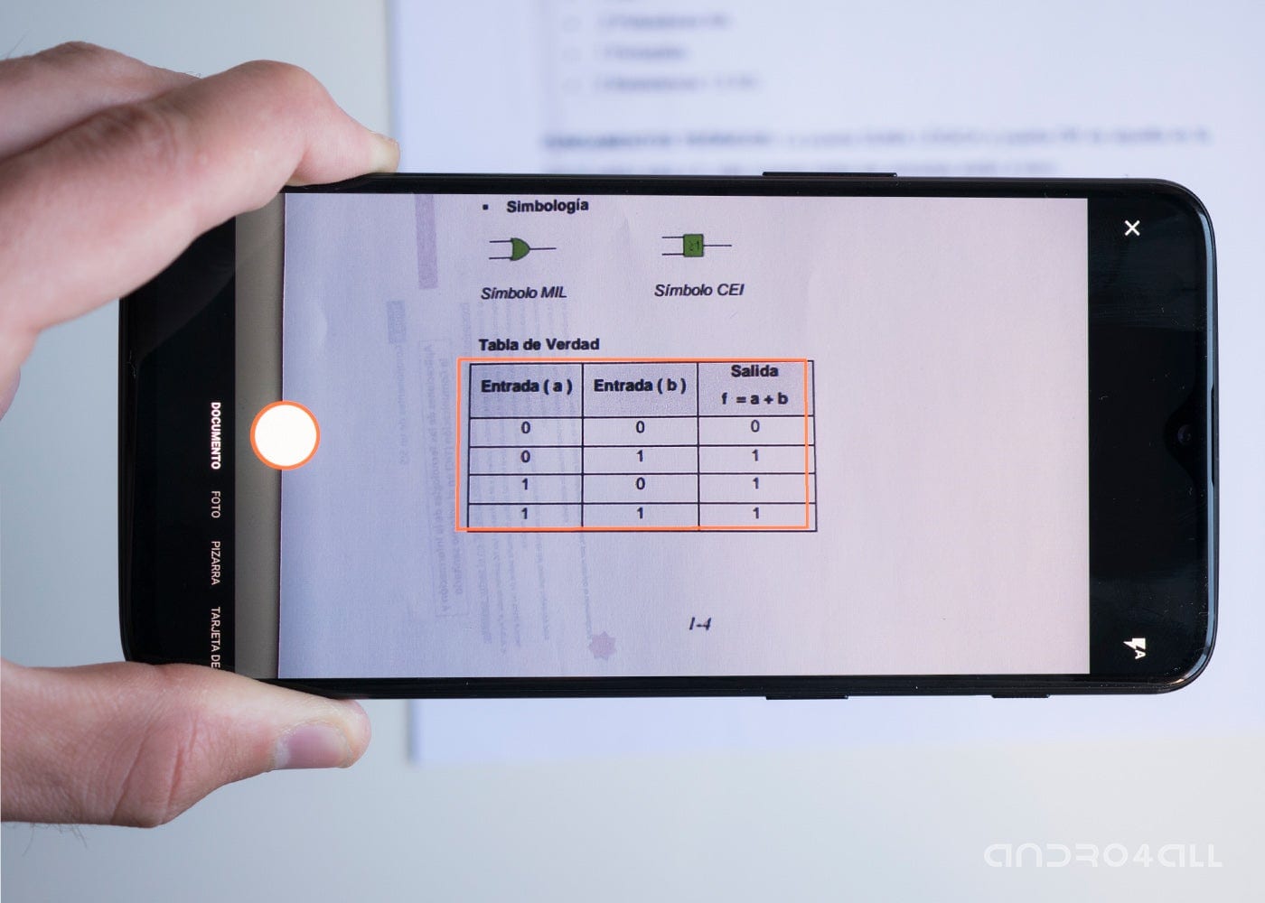 Escanear archivo en Excel para Android