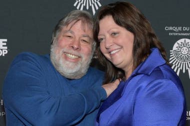 Steve Wozniak and his wife Janet Hil in a recent photo