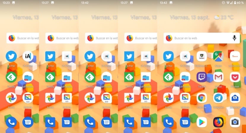 Change shape of icons in Android 10