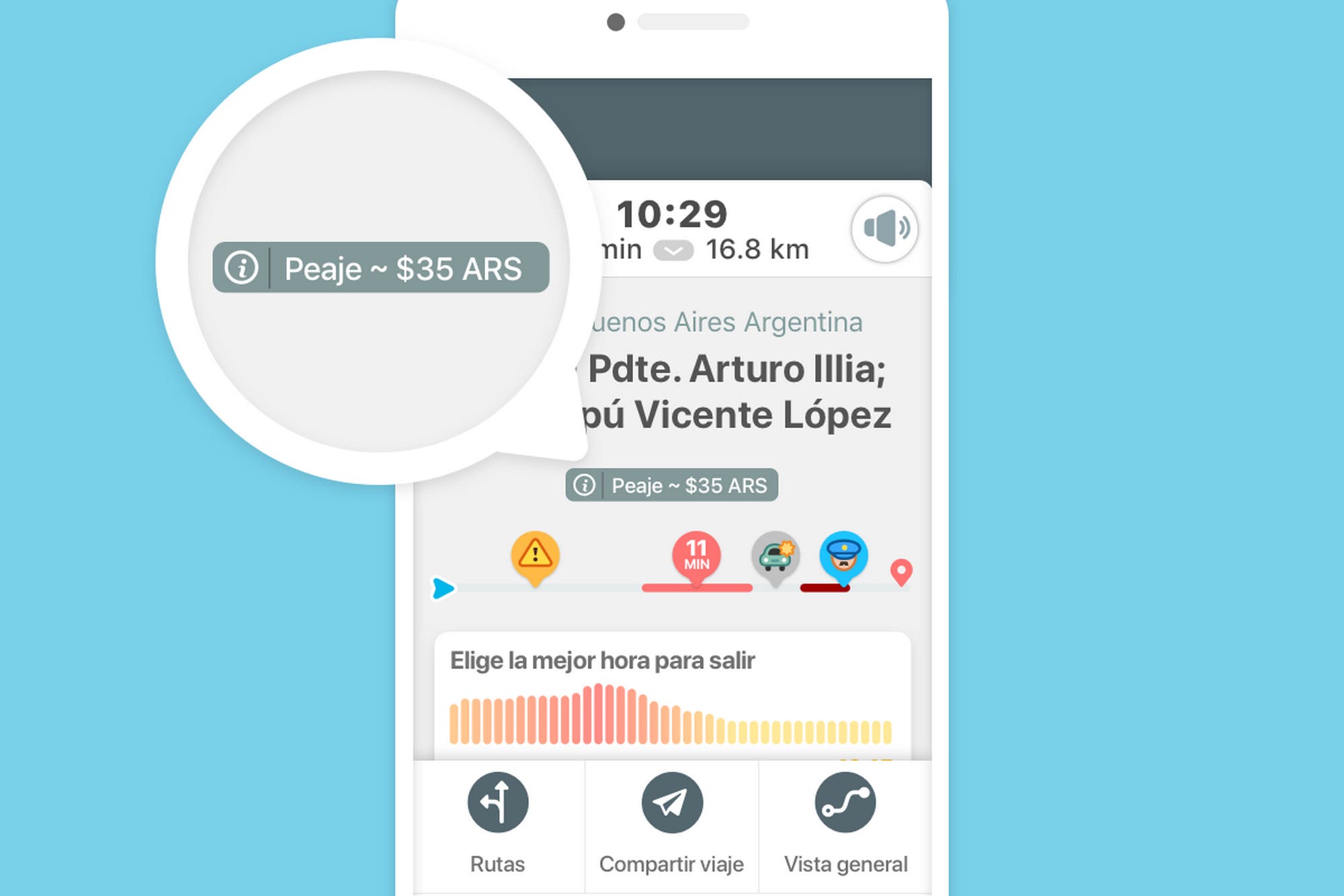 Waze now allows you to check and compare toll prices for your trips