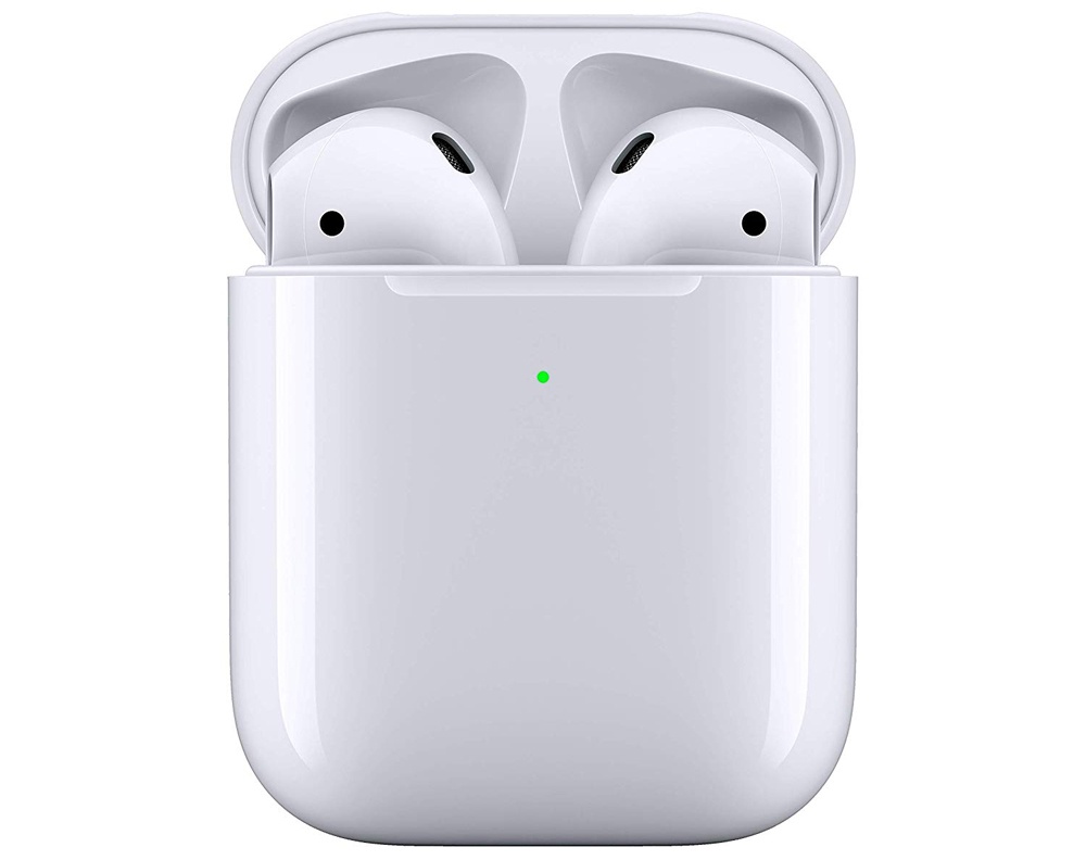 Apple AirPods headphones with case