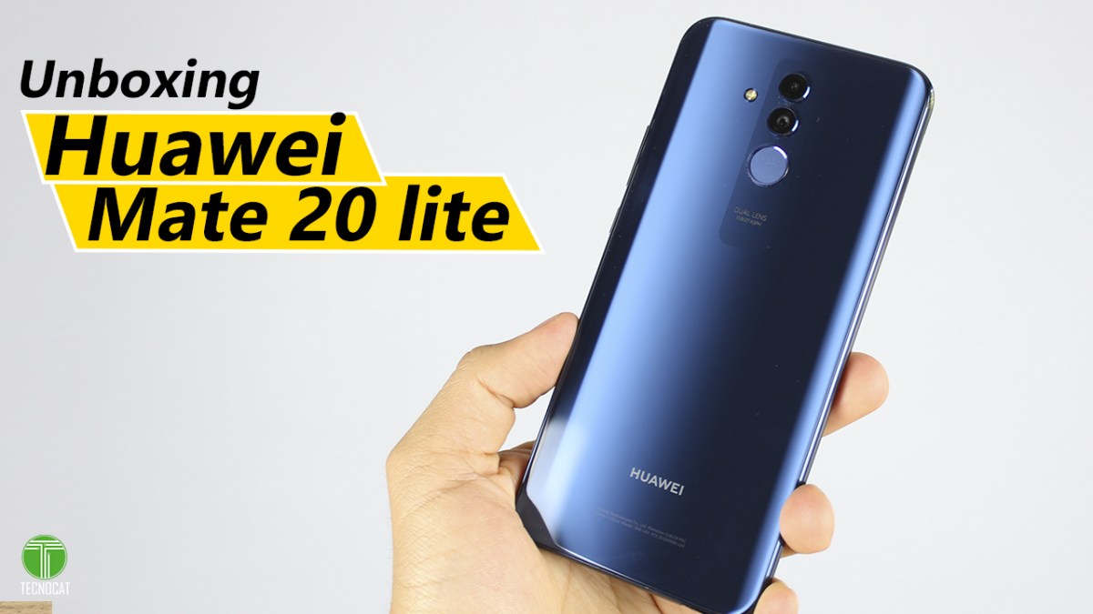 Unboxing Huawei Mate 20 Lite exclusively