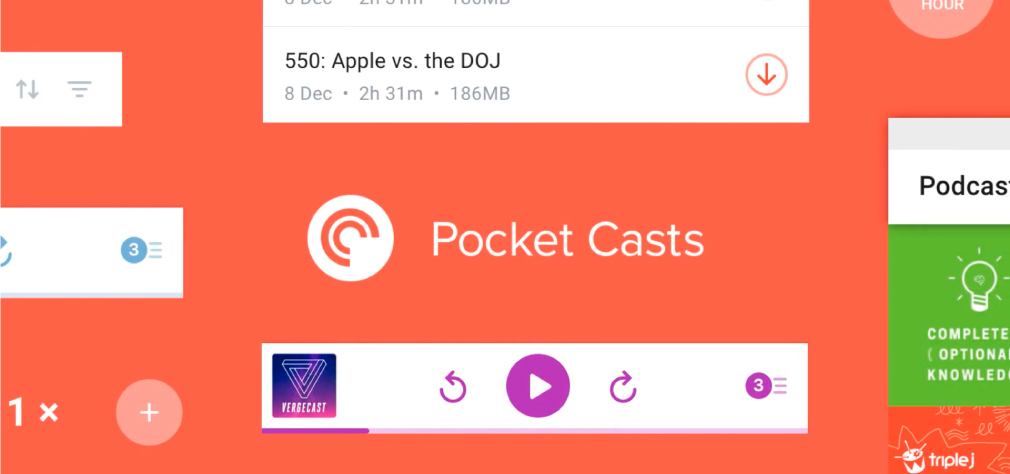 Pocket Cast will have the new Material Design