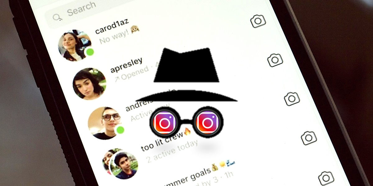 Instagram allow chat in incognito mode