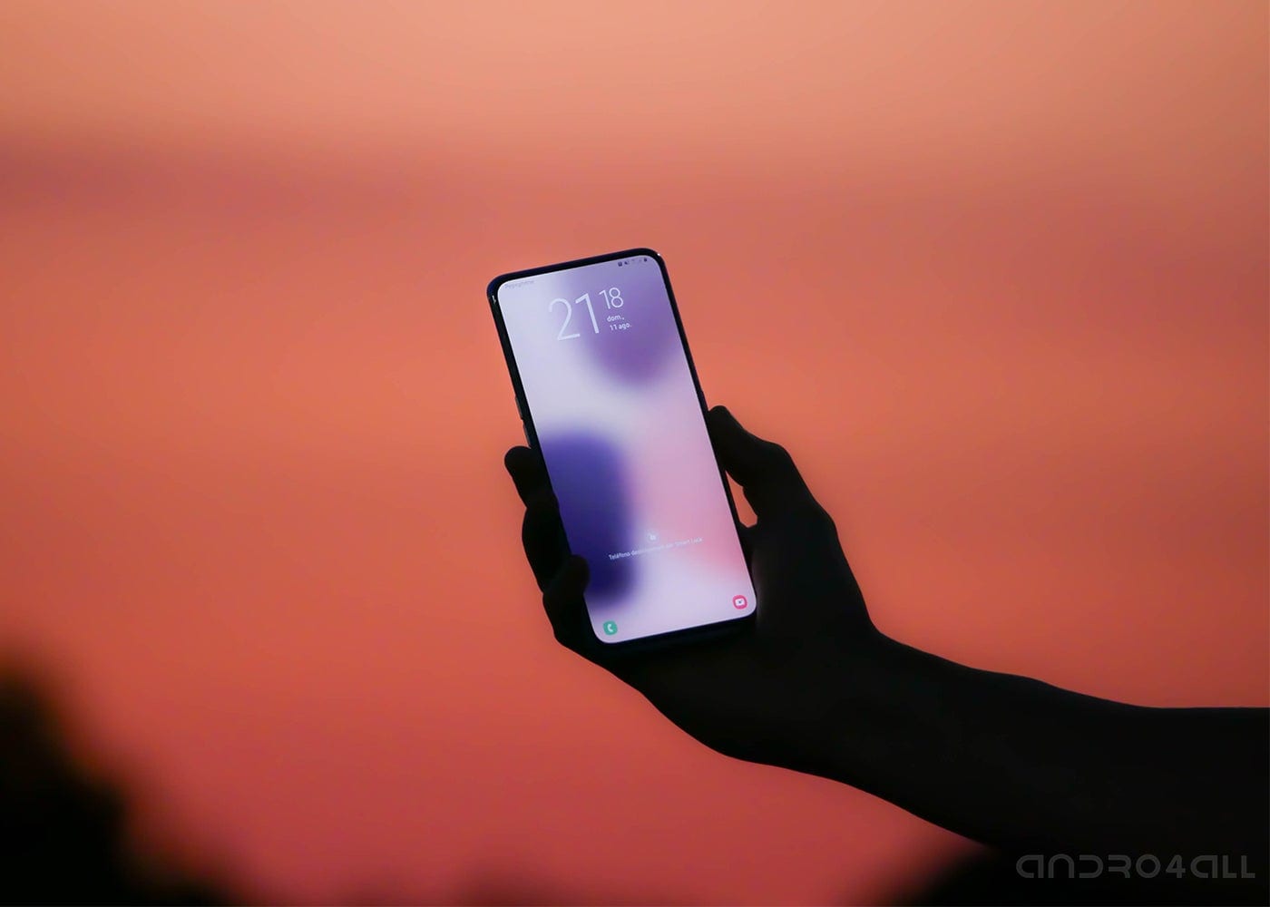 Samsung Galaxy A80 silhouette