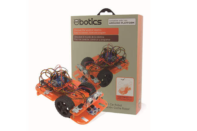 Code & Drive Robot Car, an Arduino compatible robot for kids
