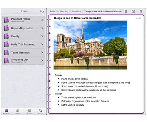 microsoft launches onenote optimized for ipad