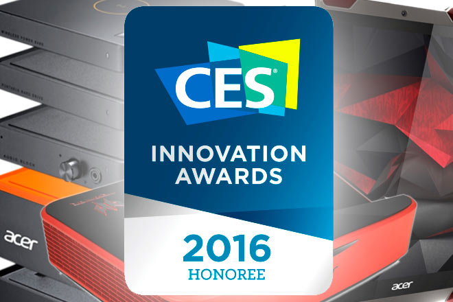 Acer logra premio honorífico a la innovación del CES 2016