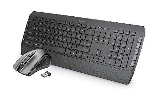 Trust Tecla-2 - Wireless keyboard and mouse, silent, ...