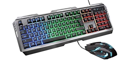 Trust Gaming GXT 845 Tural - Gaming Keyboard and Mouse Set, ...