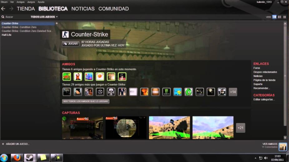 Others See How Easy It Is To Remove The Annoying Black Stripes From CS 1.6 Steam Between Call of Duty or Battlefield, possibly one of the ...