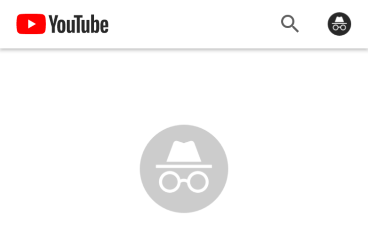 Incognito mode YouTube is coming soon