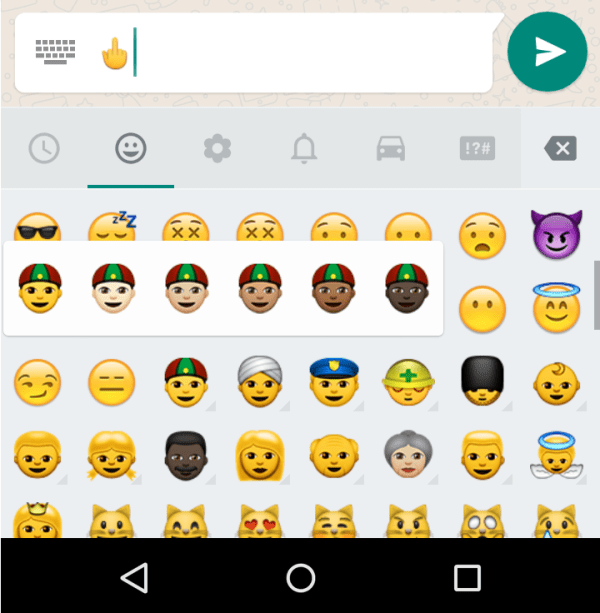 Whatsapp emojis