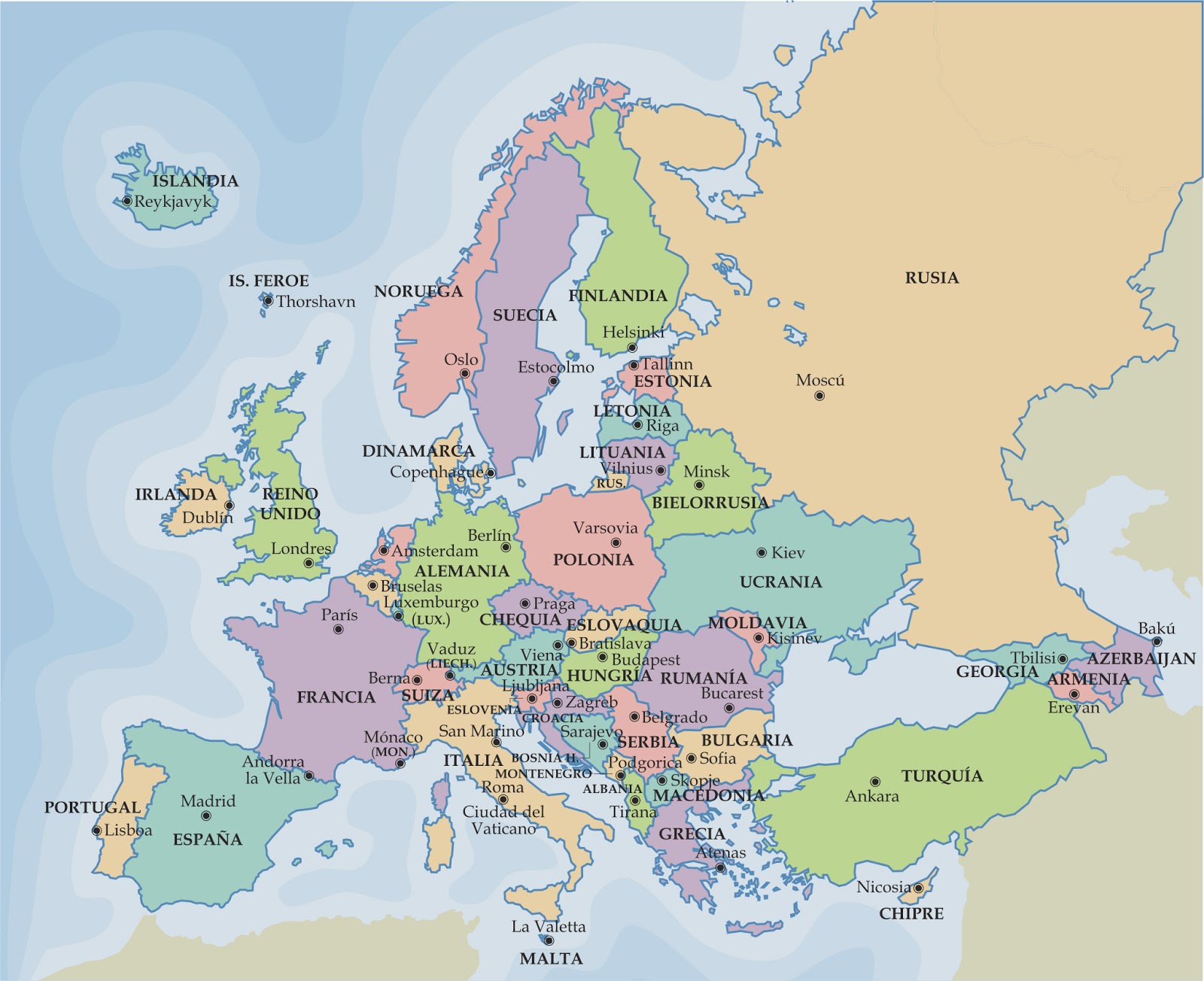 Applications Political map of Europe onlineAll students have had the ...
