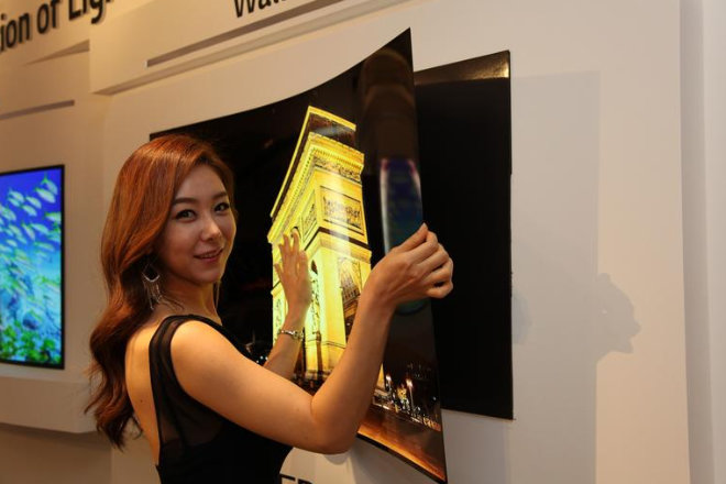 LG Introduces Ultra Slim OLED TV That Can Stick To ...