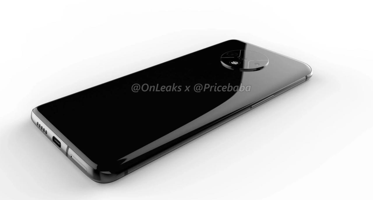 3D rendering OnePlus 7T.  Image: Pricebaba