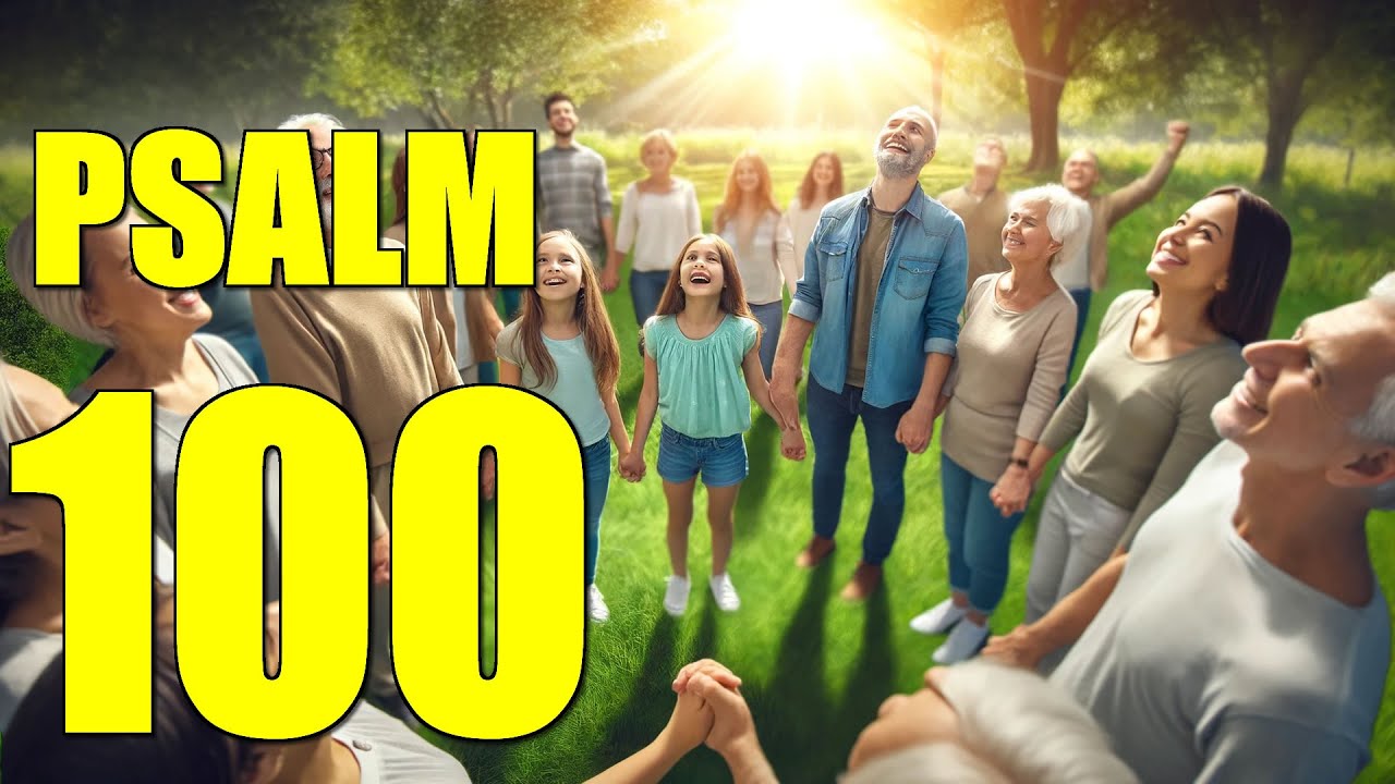 psalms 100 kjv