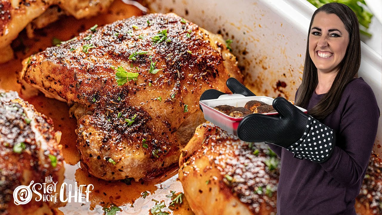 how long to cook chicken thighs in oven