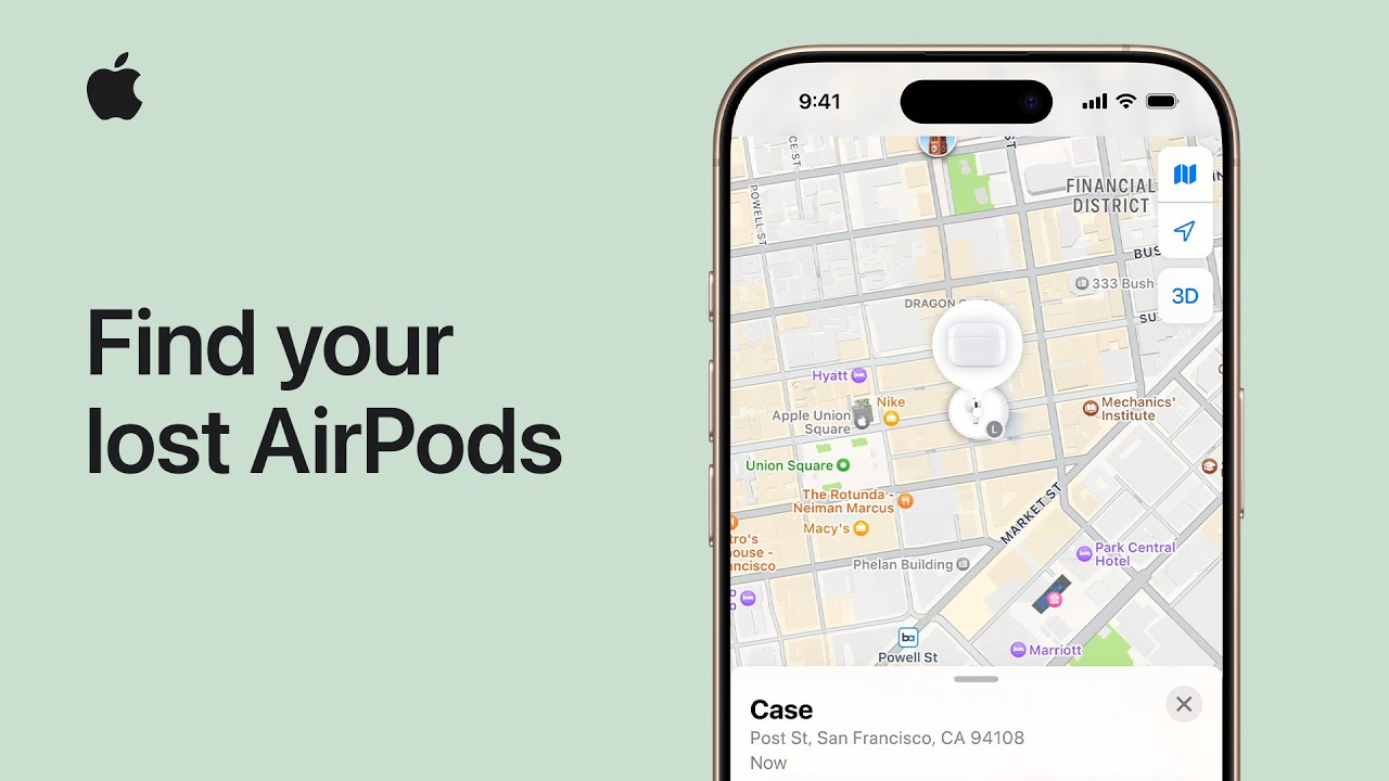 how to find lost airpods